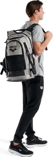 Рюкзак Arena ALL SET BACKPACK 45L серый Универсальный 55 х 38 х 28 см - Фото 4 Рюкзак Arena ALL SET BACKPACK 45L серый Универсальный 55 х 38 х 28 см - изображение 4