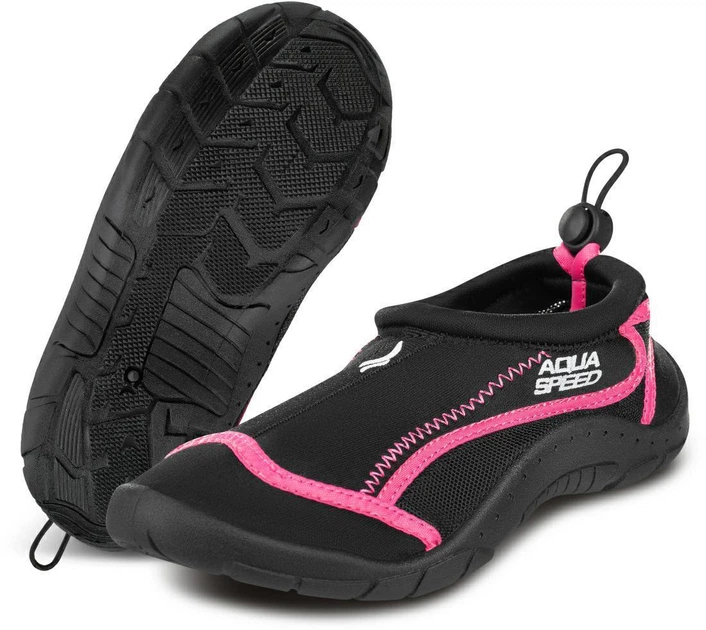 Аквашузы Aqua Speed AQUA SHOE MODEL 28D 9564 черный, малиновый Уни 39 - Фото 2 Аквашузы Aqua Speed AQUA SHOE MODEL 28D 9564 черный, малиновый Уни 39 - изображение 2