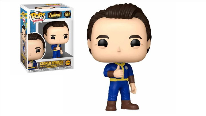 Фігурка FUNKO POP! Фолаут Купер Говард Волт Бой Fallout Cooper Howard Vault Boy Chase 109mm 1767 87075 - зображення 4