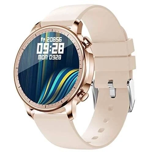 Смарт часы Colmi V23 PRO Gold с тонометром, термометром и пульсометром, женские умные часы IP67 золотые - изображение 5