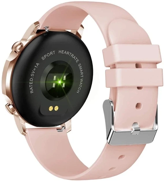 Смарт часы Colmi V23 PRO Gold с тонометром, термометром и пульсометром, женские умные часы IP67 золотые - изображение 6