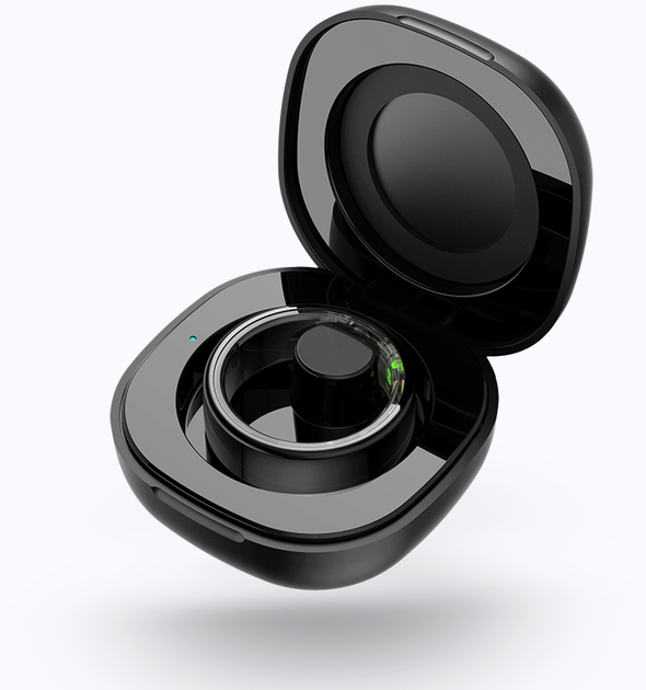 Смарт-кольцо Smart Ring SSR-03 Black размер 11, фитнес трекер, пульс, SpO2, сон, 5ATM, зарядный кейс - изображение 7