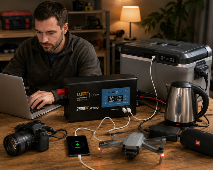 Инвертор UKC AX2600i 2600W - Фото 3 Инвертор UKC AX2600i 2600W - изображение 3