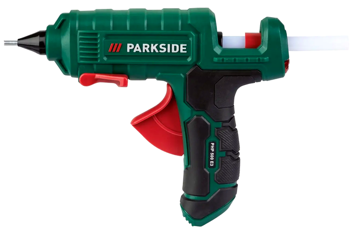 Беспроводной клеевой пистолет 25 Вт 190 °C для дома 3 клеевых стержня Parkside LS-0930 - зображення 2