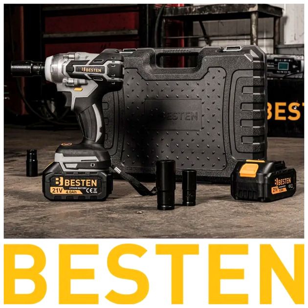 Аккумуляторный шуруповёрт крутящий момент 350 Н·м для дома 1 шт Besten LS-2935 - изображение 10