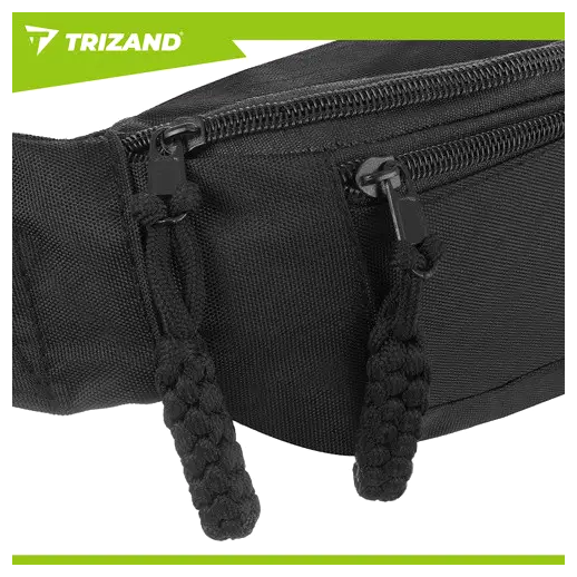 Спортивная сумка бананка 2 л для активного отдыха черный Trizand LS-1855 - изображение 5