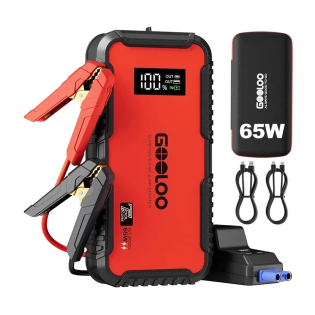 Пусковое устройство GOOLOO GT3000 44.4Wh (6979127740646) - Фото 2 Пусковое устройство GOOLOO GT3000 44.4Wh (6979127740646) - изображение 2