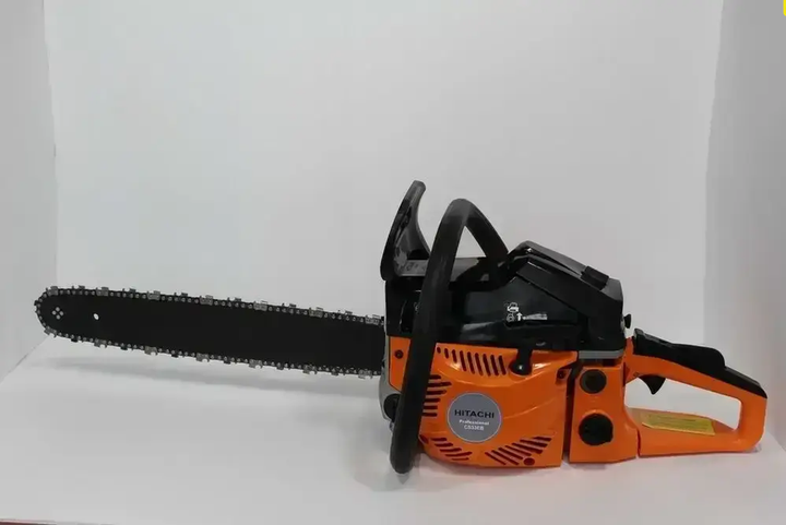 бензопила HITACHI 3,2 кВт Пила ручная бензиновая для обрезки деревьев и веток - Фото 3 бензопила HITACHI 3,2 кВт Пила ручная бензиновая для обрезки деревьев и веток - изображение 3