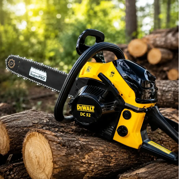 Потужна ланцюгова бензинова пила DeWalt Садова пила з двотактним двигуном Бензопила для обрізання гілок - Фото 7 Потужна ланцюгова бензинова пила DeWalt Садова пила з двотактним двигуном Бензопила для обрізання гілок - зображення 7