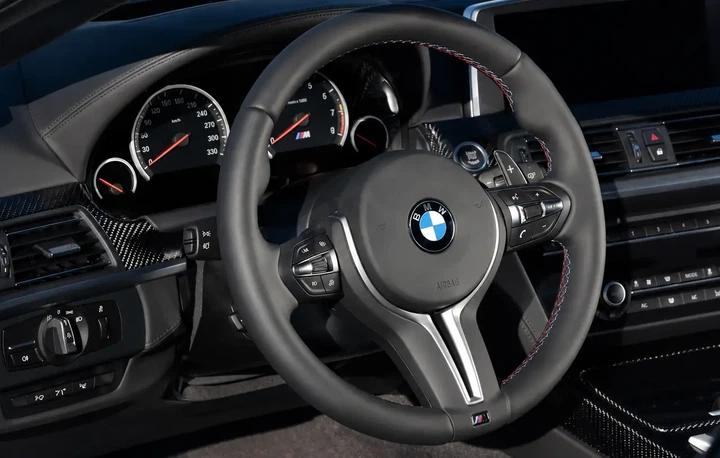 Шкіряне M Кермо Руль М3 стиль BMW F series F20 F21 F22 F23 F30 F31 F32 F33 F36 X3 F25 F26 F15 F16 - зображення 3