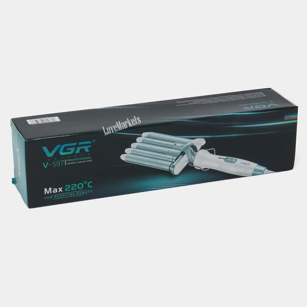 Плойка-хвиля VGR V-597 (5 хвиль) - изображение 5