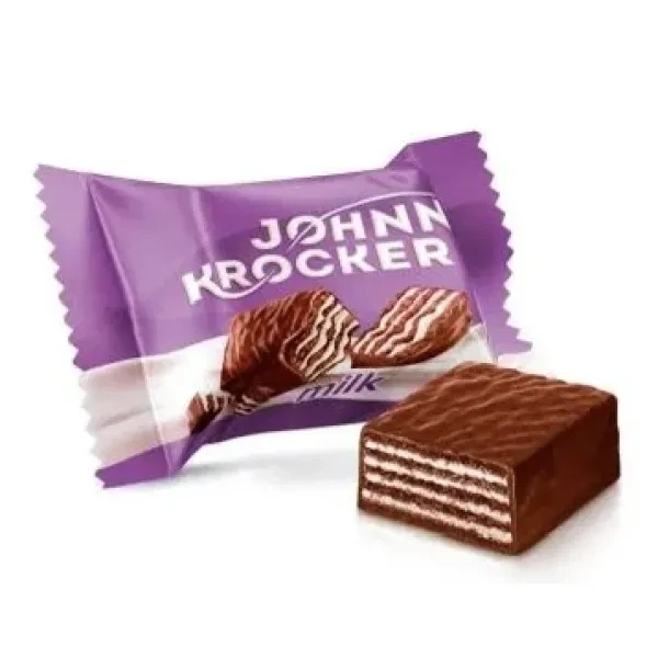 Цукерки Roshen Johnny Krocker Milk 1кг ( Джонні крокер молочний ) - Фото 1 Цукерки Roshen Johnny Krocker Milk 1кг ( Джонні крокер молочний ) - зображення 1