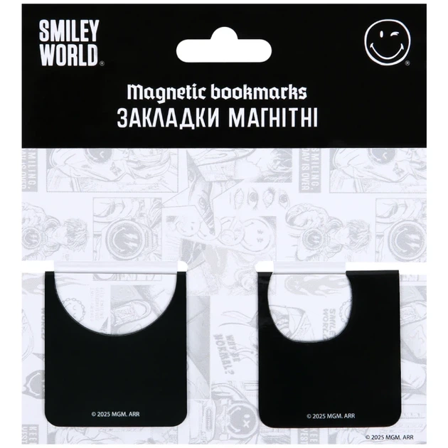 Закладка-магніт Smiley World YES 708873 2 шт Різнокольоровий shop (5056574476012) - зображення 2
