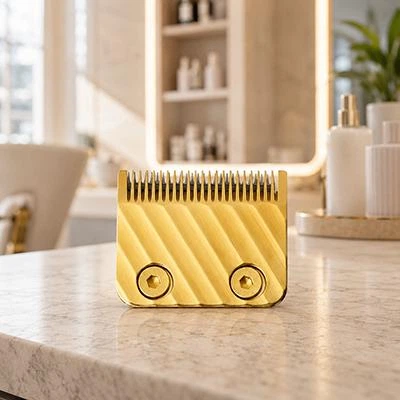 Машинка для стрижки BaBylissPRO Gold FX профессиональная для парикмахеров и барберов, аккумуляторная, беспроводная, золотая, с DLC ножом и мотором Ferrari (EGОО78XF) - изображение 4