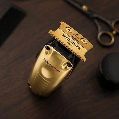 Триммер BaByliss PRO LO-PRO FX Gold профессиональный для парикмахеров и барберов, аккумуляторный, Titanium Blade 40 мм, 6800 об/мин (EG6Z7XF) - изображение 4