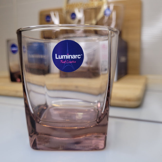 Набір склянок низьких 300 мл - 6 шт Sterling Ice Pink Luminarc J5388 - Фото 2 Набір склянок низьких 300 мл - 6 шт Sterling Ice Pink Luminarc J5388 - изображение 2