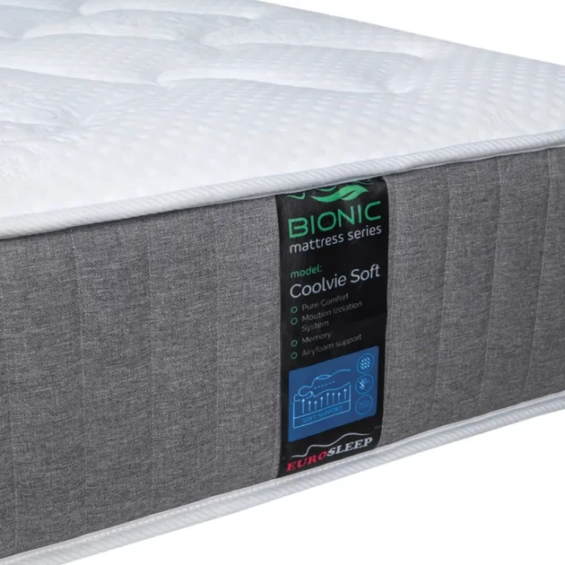 Матрас беспружинный двусторонний Eurosleep BIONIC COOLVIE SOFT 120х190 - Фото 2 Матрас беспружинный двусторонний Eurosleep BIONIC COOLVIE SOFT 120х190 - изображение 2