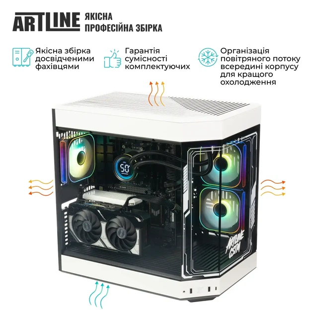 Комп`ютер ARTLINE Gaming Y60Black (Y60Black-WhiteV68) - изображение 9