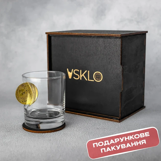 Склянка для віскі (з біткоїном) VSKLO - зображення 4