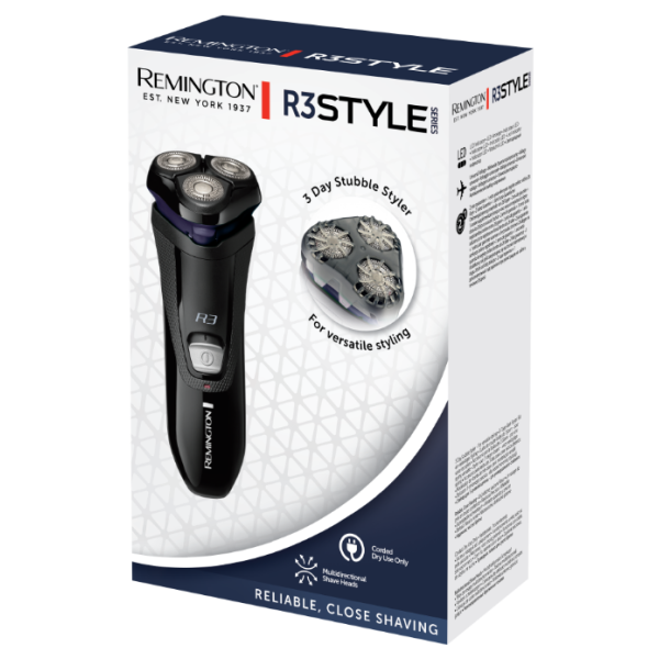 Електробритва Remington R3002 Style Series Rotary Shaver R3 (7030838) - Фото 3 Електробритва Remington R3002 Style Series Rotary Shaver R3 (7030838) - изображение 3