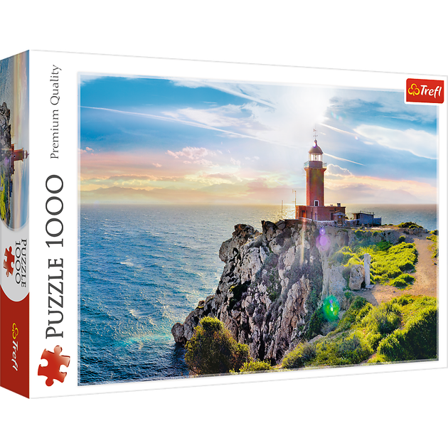 Puzzle Trefl Latarnia morska w Melagava, Grecja 1000 elementów (10436) - obraz 2