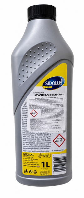 Концентрований засіб для миття поверхонь після ремонту Sidolux Profi 1 л - зображення 3