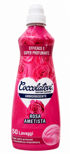 Ополіскувач для білизни Coccolatevi Rosa Ametista, 1250 мл, 50 прання, Аметистова троянда - Фото 2 Ополіскувач для білизни Coccolatevi Rosa Ametista, 1250 мл, 50 прання, Аметистова троянда - зображення 2