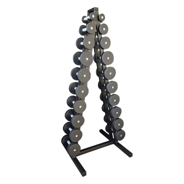 Гантельный ряд Profi NE-PS-222-022 1-10 кг металл черный с ручками из нержавеющей стали - Фото 1 Гантельный ряд Profi NE-PS-222-022 1-10 кг металл черный с ручками из нержавеющей стали - изображение 1