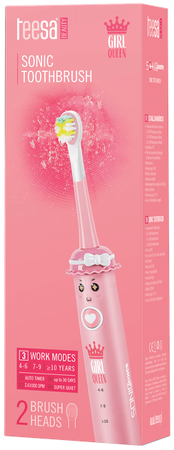 Електрична зубна щітка Teesa Sonic Junior Girl (TSA8006) - зображення 6