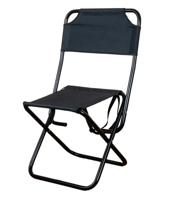 Складной стул NeRest NR-22 с спинкой 50x50x82 см сталь Oxford 600D черный - Фото 1 Складной стул NeRest NR-22 с спинкой 50x50x82 см сталь Oxford 600D черный - изображение 1