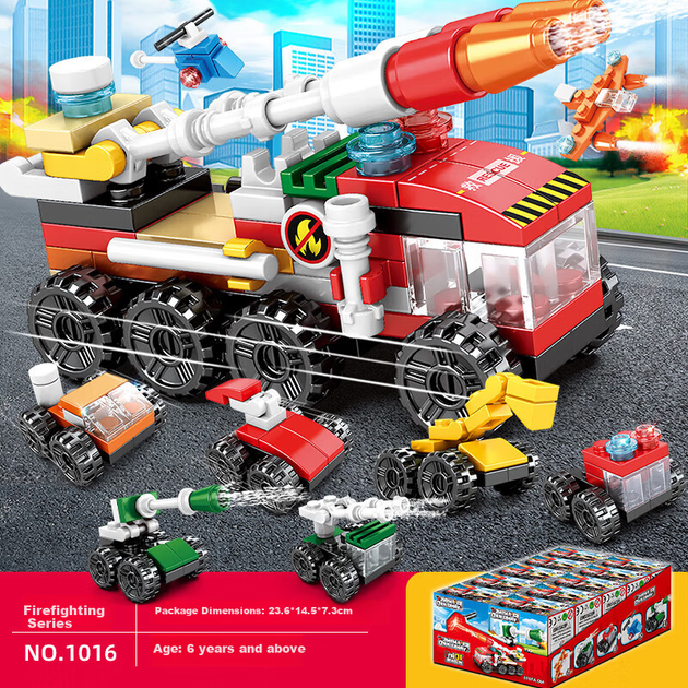 Конструктор Miaoyan Blind Box 10-в-1 Важкий танк 50 варіантів сумісний з LEGO - зображення 9