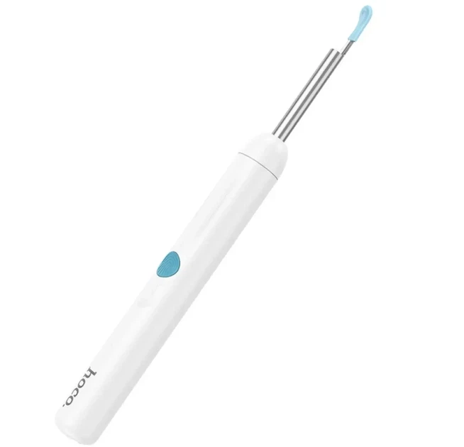 Умная ушная палочка Hoco HP65 с камерой и Wi-Fi 130mAh Белый - изображение 3