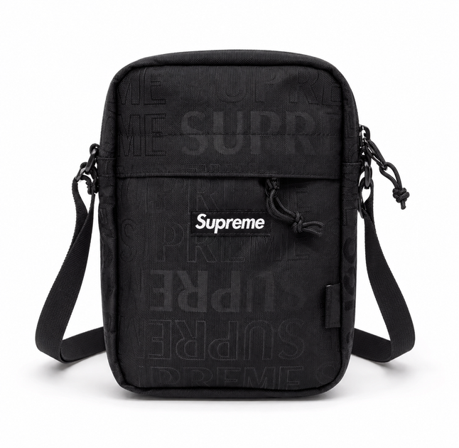 Сумка через плече Supreme SS19 у чорному кольорі. - Фото 1 Сумка через плече Supreme SS19 у чорному кольорі. - зображення 1