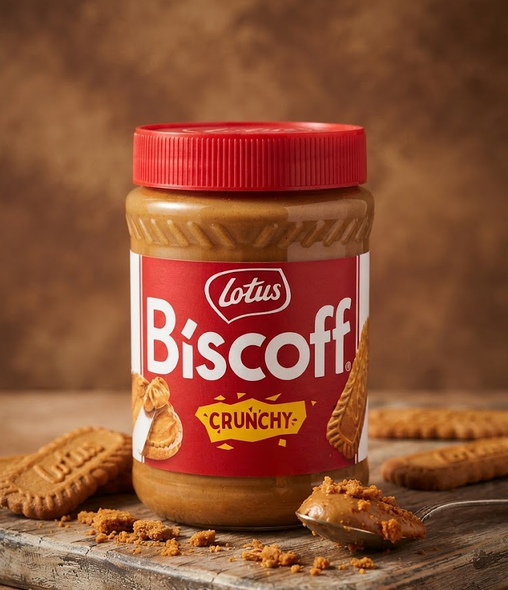 Паста из карамелизированного печенья Lotus Biscoff Crunchy 700 г хрустящая бельгийская карамельная паста для круассанов вафель чизкейков и тортов - Фото 6 Паста из карамелизированного печенья Lotus Biscoff Crunchy 700 г хрустящая бельгийская карамельная паста для круассанов вафель чизкейков и тортов - изображение 6