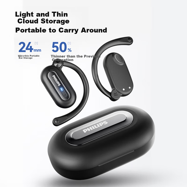 Наушники PHILIPS TAT4769 TWS Open-Ear Black - изображение 7
