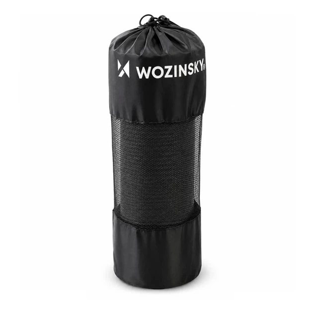 Коврик для упражнений Wozinsky WNSP-15C 183 x 61 x 1.5 см толстый гимнастический для йоги и фитнеса Black (5907769387906) - изображение 3