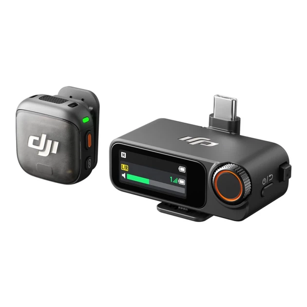 Микрофон DJI Mic 3 (1 TX + 1 RX) (CP.RN.00000479.01) - Фото 4 Микрофон DJI Mic 3 (1 TX + 1 RX) (CP.RN.00000479.01) - изображение 4