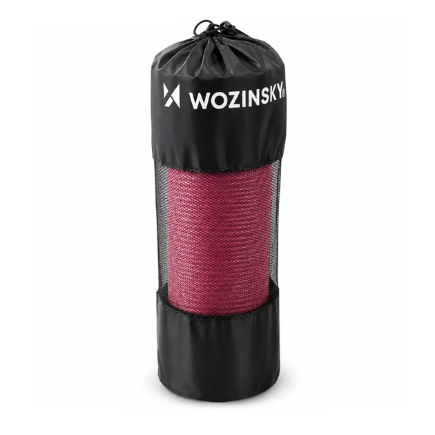 Килимок для вправ Wozinsky WNSP-15R 183 x 61 x 1.5 см товстий гімнастичний для йоги та фітнесу Pink (5907769387883) - зображення 4