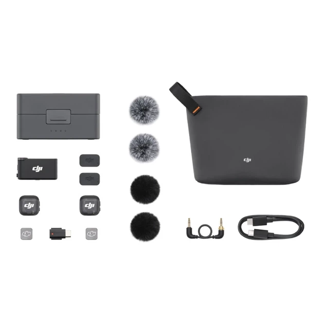 Микрофон DJI Mic 3 2 TX + 1 RX + Чехол (CP.RN.00000480.01) - Фото 1 Микрофон DJI Mic 3 2 TX + 1 RX + Чехол (CP.RN.00000480.01) - изображение 1