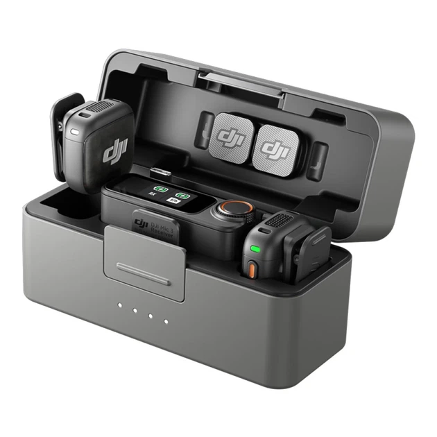 Микрофон DJI Mic 3 2 TX + 1 RX + Чехол (CP.RN.00000480.01) - Фото 4 Микрофон DJI Mic 3 2 TX + 1 RX + Чехол (CP.RN.00000480.01) - изображение 4