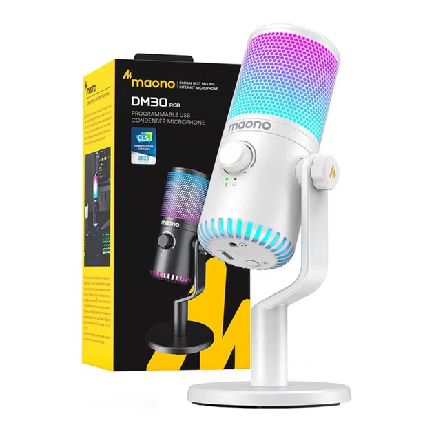 Микрофон Maono DM30RGB White (DM30RGB) - изображение 4