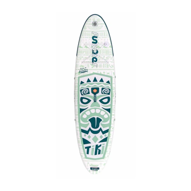 Доска для плавания SUP FunWater Tiki SUPFW05D 3.2м Green (0810098388023) - изображение 2