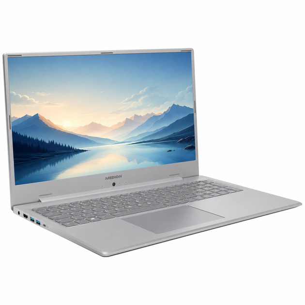 Ноутбук 17,3" Medion (Lenovo Group) Akoya S17403 | Intel Core i5-10210U | IPS (1920x1080) FullHD | RAM 8 ГБ | SSD 512 ГБ | Intel UHD Graphics | Win11 (5356) - Уценка - изображение 3