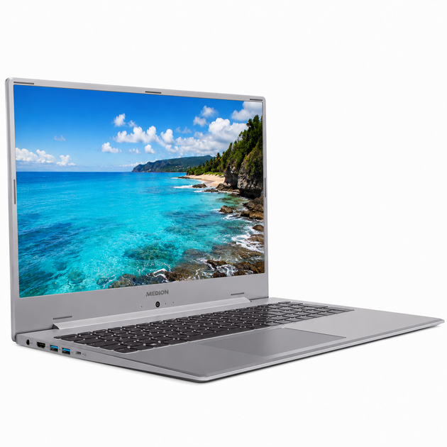 Ноутбук 17,3" Medion (Lenovo Group) Akoya S17403 | Intel Core i3-10110U | IPS (1920x1080) FullHD | RAM 8 ГБ | SSD NVME 256 ГБ | Intel UHD Graphics | Win11 (5315) - Уцінка - зображення 2