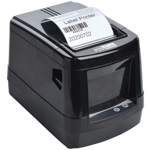 USB термопринтер POS Vector для печати этикеток, стикеров, наклеек, штрих-кодов PS-НL80 (PS-HL80-blaсk) - Фото 4 USB термопринтер POS Vector для печати этикеток, стикеров, наклеек, штрих-кодов PS-НL80 (PS-HL80-blaсk) - изображение 4