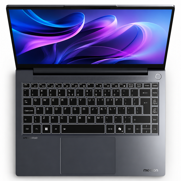 Ноутбук 14" Medion (Lenovo Group) SPRCHRGD 14 S1 Elite | Snapdragon X Elite | IPS (2560x1600) WQXGA | RAM 16 ГБ | SSD 512 ГБ | Qualcomm Adreno X1-85 | Win11 (5351) - изображение 5