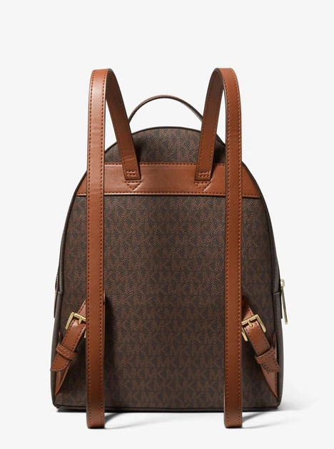 Рюкзак жіночий Michael Kors Sheila Medium Logo Backpack коричневий - Фото 4 Рюкзак жіночий Michael Kors Sheila Medium Logo Backpack коричневий - зображення 4