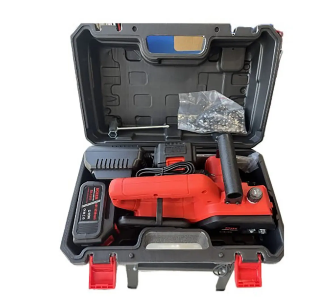 Акумуляторна ланцюгова пила BOXER BX-3312 30 см, 2 АКБ 24V/6Ah, 4100 об/хв, кейс - зображення 5
