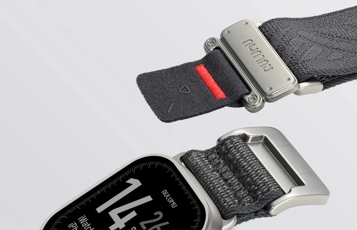 Ремешок AULUMU C03 Titanium Mag Buckle Quick-Release Band для Apple Watch Ultra 49 мм / Series 42 мм / 44 мм / 45 мм / 46 мм / SE 44 мм Черный/Титан - изображение 5