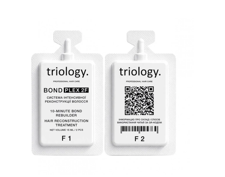 Система інтенсивної реконструкції волосся Triology ХОЛОДНЕ ВІДНОВЛЕННЯ BondPlex 2 шт (4820200425764) - Фото 1 Система інтенсивної реконструкції волосся Triology ХОЛОДНЕ ВІДНОВЛЕННЯ BondPlex 2 шт (4820200425764) - изображение 1